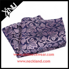 China Factory Jacquard Woven Polyester HandEmbroidery Handkerchief